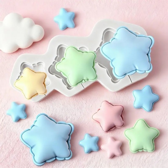 YY5952 Balon Yıldız Silikon Kalıp